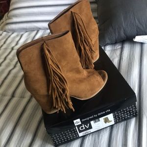 Tassel booties